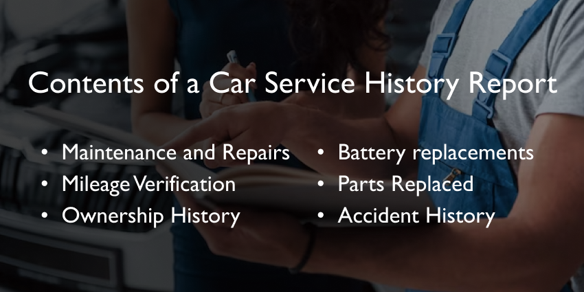 Car Service History Report