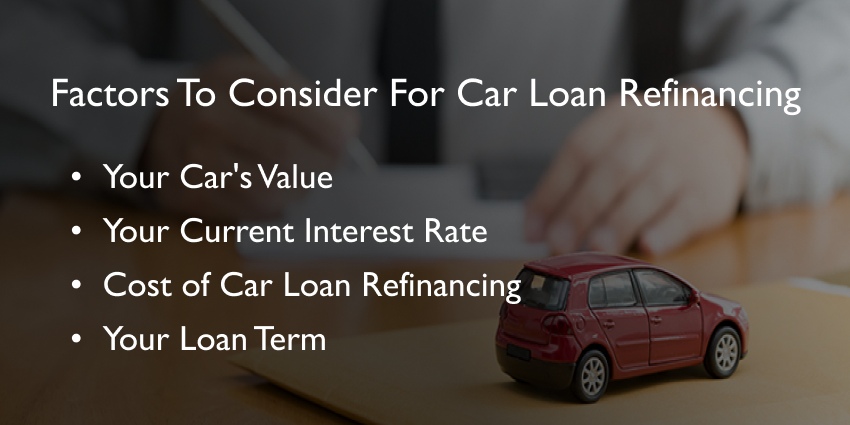 Factors to Consider For car loan Refinancing